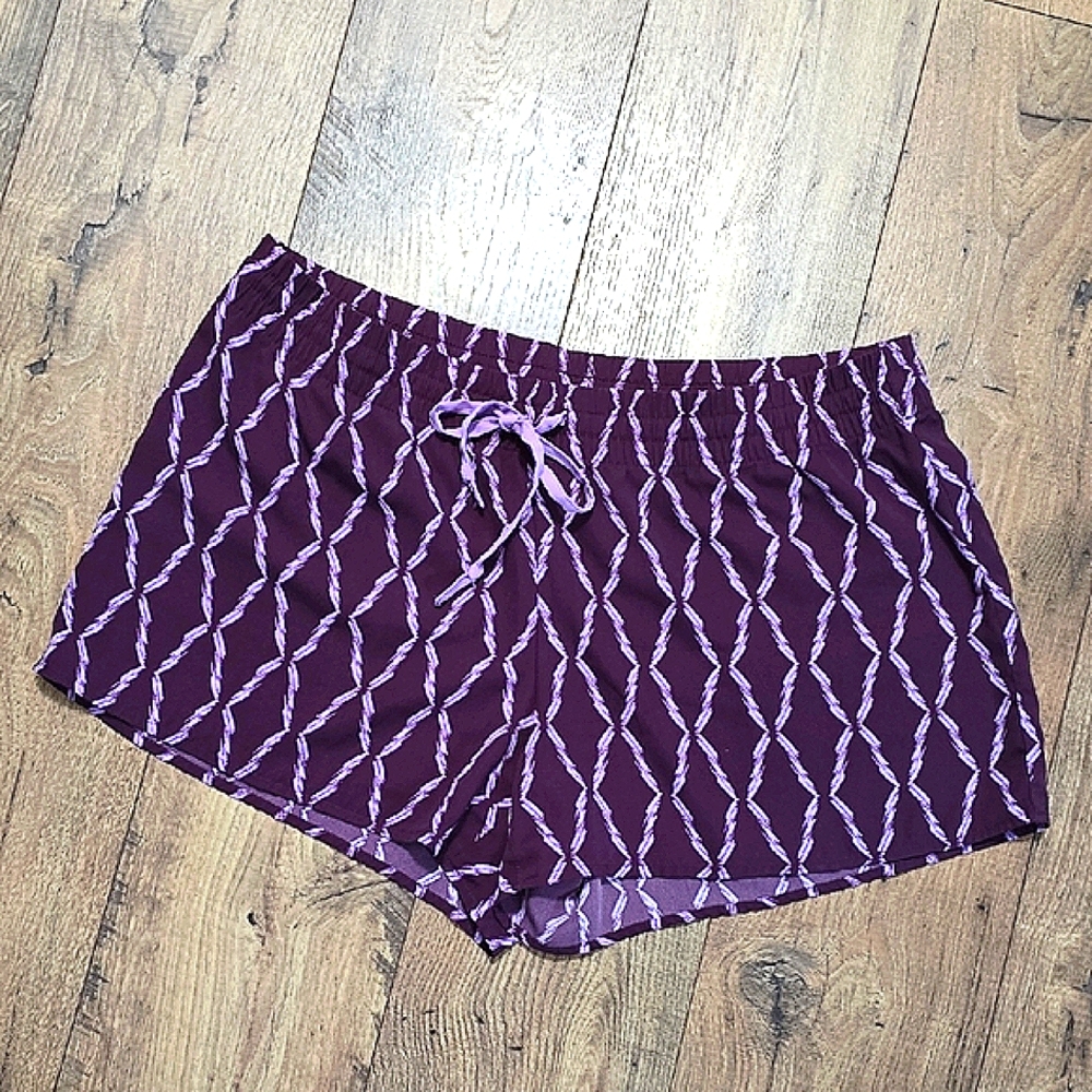 Gilligan & O'Malley Maroon and Lavender Sleepwear